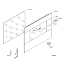 Схема №1 EOB53001X с изображением Дверь (стекло) духовки для электропечи Electrolux 3578669511
