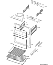 Схема №1 EKC607601W с изображением Накладка для плиты (духовки) Electrolux 5616921044