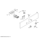 Схема №4 VVH32C1160 с изображением Панель управления для духового шкафа Bosch 00667517