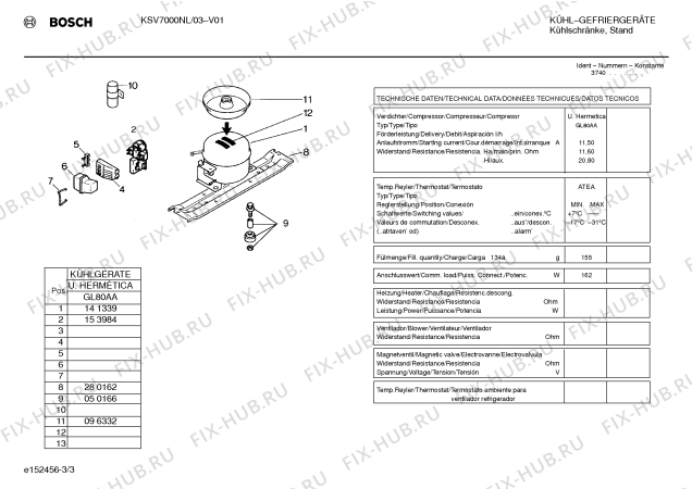 Схема №1 KSV2461NL с изображением Дверь для холодильной камеры Bosch 00286063