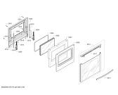 Схема №3 HES7052C с изображением Панель для духового шкафа Bosch 00705829