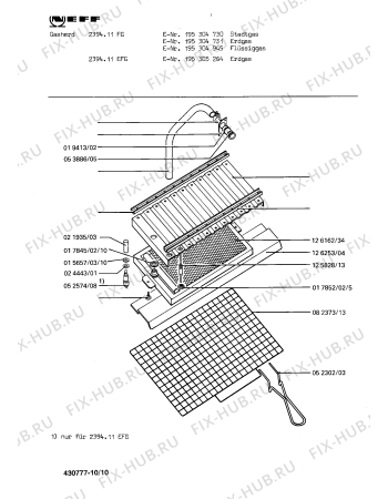 Схема №7 195305264 2394.11EFG с изображением Терморегулятор для духового шкафа Bosch 00081996