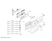 Схема №2 3TS655C TS655 с изображением Панель управления для стиральной машины Bosch 00442454