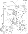 Схема №3 WG1031TXR (F014495) с изображением Инструкция по обслуживанию для стиралки Indesit C00051603