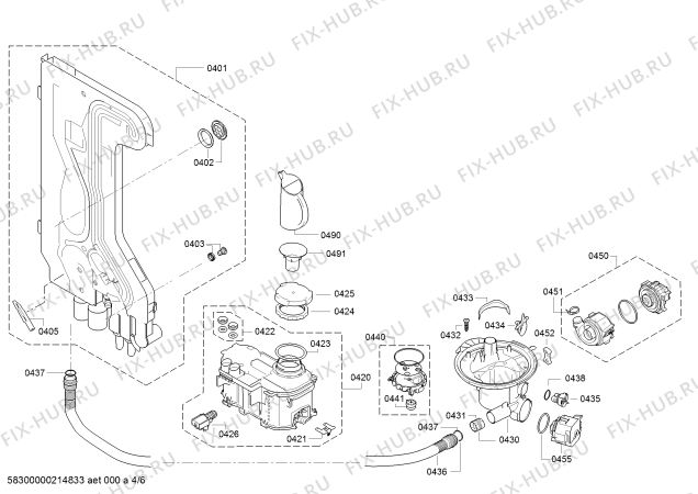 Схема №3 SN25M889EU tp3 с изображением Передняя панель для посудомойки Siemens 00743127