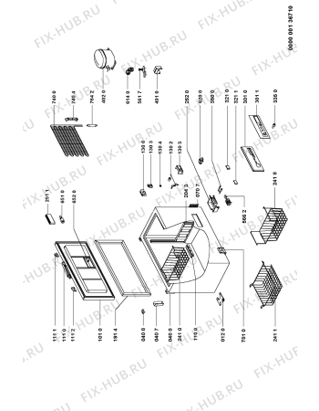 Схема №1 GTD 5600 с изображением Лоток (форма) для холодильной камеры Whirlpool 481245819116