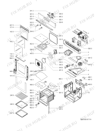 Схема №1 AKZ 660/IX с изображением Обшивка для электропечи Whirlpool 481245249754