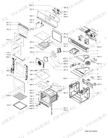 Схема №1 AKZ 511/IX с изображением Дверка для духового шкафа Whirlpool 481245059896