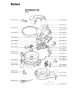 Схема №1 AL800000/12B с изображением Кнопка для тостера (фритюрницы) Tefal SS-991924