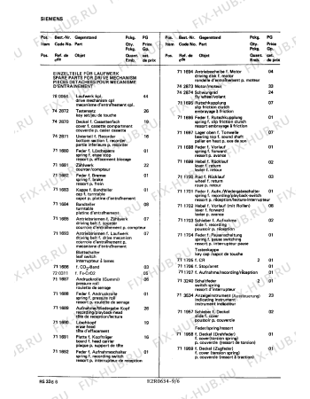 Схема №7 RS3366 с изображением Реле для аудиотехники Siemens 00720299