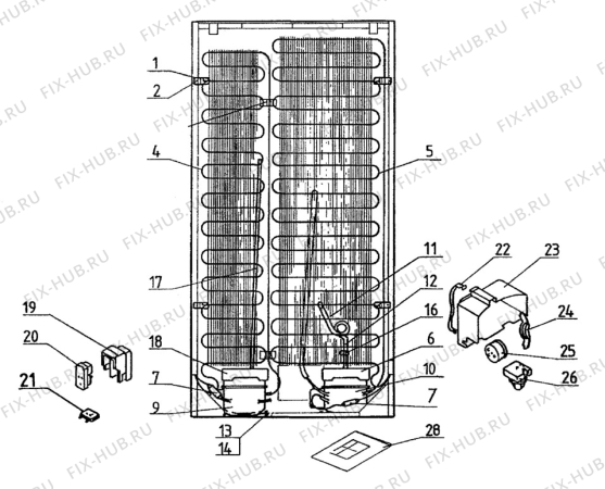 Взрыв-схема холодильника Unknown TR1800A - Схема узла C10 Cold, users manual