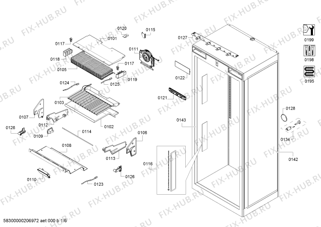 Схема №6 T30BB920SS, Thermador с изображением Декоративная планка для холодильной камеры Bosch 00776836