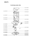 Схема №2 F1347151(0) с изображением Криостат для электрокофемашины Krups MS-0072579