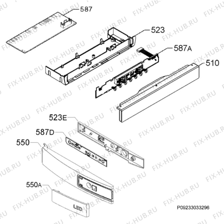 Взрыв-схема холодильника Electrolux ERG1805AOW - Схема узла Diffusor