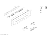 Схема №6 S21P69N2EU с изображением Передняя панель для посудомоечной машины Bosch 11018692