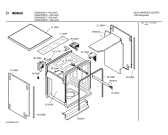 Схема №4 SGS4002II с изображением Передняя панель для электропосудомоечной машины Bosch 00351196
