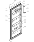 Схема №3 RB6153BRD (535170, HTS2769F) с изображением Дверца для холодильника Gorenje 535602