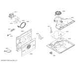 Схема №7 P1HEB33023 с изображением Внутренняя дверь для электропечи Bosch 00711956