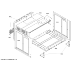 Схема №6 HEN200424 с изображением Панель управления для духового шкафа Bosch 00665385