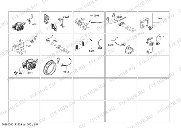 Схема №4 WLM204C00W BOSCH Avantixx 6.2kg с изображением Модуль управления для стиралки Bosch 00746044