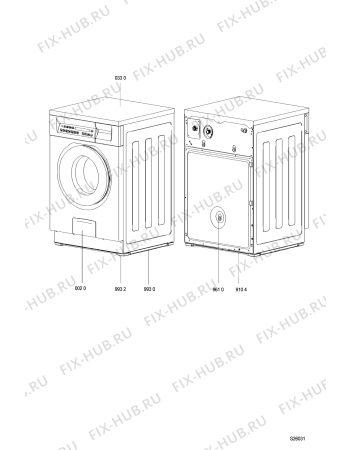 Схема №5 WA 4056 с изображением Рычаг для стиралки Whirlpool 481229068253