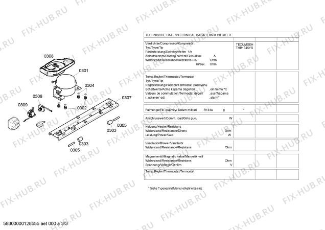 Схема №1 X5KCGCO320 с изображением Контейнер для холодильника Bosch 00661306