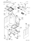 Схема №1 WOT24494 с изображением Обшивка для стиральной машины Whirlpool 481010491012