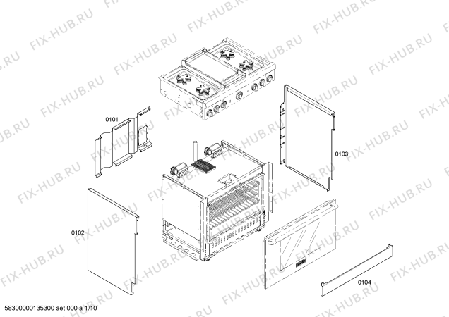Схема №6 PRD364EDHU Thermador с изображением Затвор для духового шкафа Bosch 00649776
