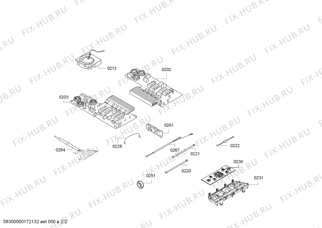 Схема №2 M48I42N2 IH6.1 - Polibox + Brater с изображением Стеклокерамика для плиты (духовки) Bosch 00689679