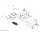 Схема №4 HSK45I33SC HSK45I33SC Cocina a gas Bosch Inox с изображением Панель для духового шкафа Bosch 11014987