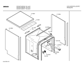Схема №6 SGS43A22GB electronic management с изображением Передняя панель для электропосудомоечной машины Bosch 00369497