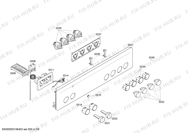 Схема №4 CH17850 с изображением Ручка конфорки для плиты (духовки) Bosch 00426807