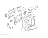 Схема №5 HBN424350E Horno bosch indp.multf.inox.et.pt_car с изображением Панель для электропечи Bosch 00445040