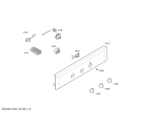 Схема №4 HBN41S320E Horno bosch indep.multif.blnc.c/minutero с изображением Передняя часть корпуса для плиты (духовки) Bosch 00446683