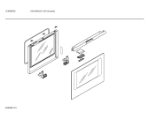 Схема №3 HE2VWA2 с изображением Панель для плиты (духовки) Bosch 00287382
