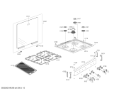 Схема №4 HSG14I20SH COCINA A GAS PRO425 IX BOSCH с изображением Труба для плиты (духовки) Bosch 00715400