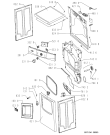 Схема №2 AWZ 3418 с изображением Декоративная панель для электросушки Whirlpool 480112100142