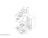 Схема №14 B22FT80SNS с изображением Крышка для холодильника Bosch 00420698