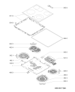 Схема №1 PCTOC141160F с изображением Затычка для духового шкафа Whirlpool 480121104132