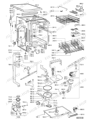 Схема №2 GSF 100 POWER IN с изображением Обшивка для посудомоечной машины Whirlpool 480140100628