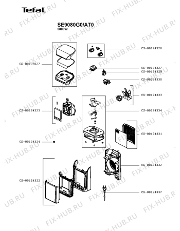 Схема №1 SO9080F0/AT0 с изображением Конденсатор для электрообогревателя Rowenta CS-00124324