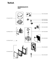 Схема №1 SO9080F0/AT0 с изображением Электромотор для обогревателя (вентилятора) Rowenta CS-00124333