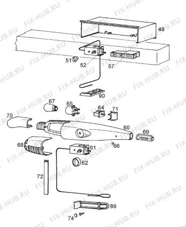 Взрыв-схема холодильника Privileg 506911_7882 - Схема узла Electrical equipment 268