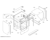 Схема №6 SHE9ER55UC с изображением Передняя панель для посудомойки Bosch 00706787