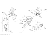 Схема №3 SHE66C06UC Bosch с изображением Модуль управления для электропосудомоечной машины Bosch 00666078
