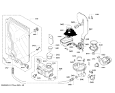 Схема №3 SMS65T22EU с изображением Передняя панель для посудомоечной машины Bosch 00676621