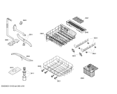 Схема №4 SRI45T05EU с изображением Вкладыш в панель для посудомойки Bosch 00441121
