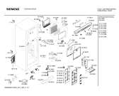 Схема №3 KS45U621SA с изображением Дверь для холодильной камеры Siemens 00241907