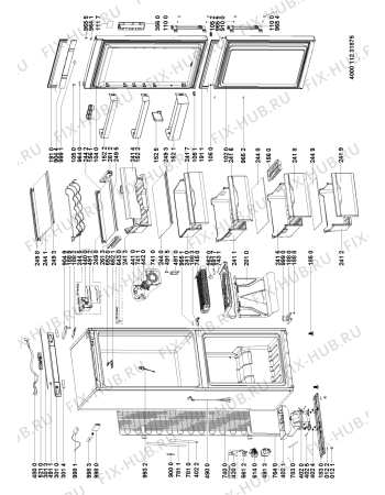 Схема №1 LH8 FF2O A с изображением Другое для холодильника Whirlpool 488000520507