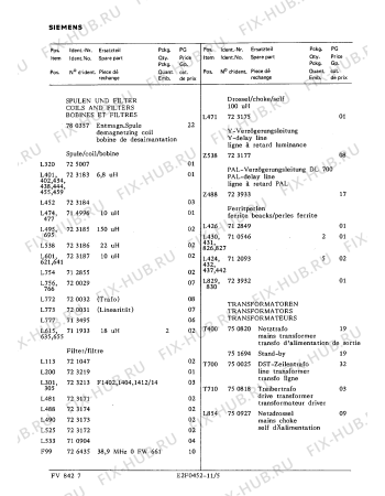 Взрыв-схема телевизора Siemens FV8427 - Схема узла 06